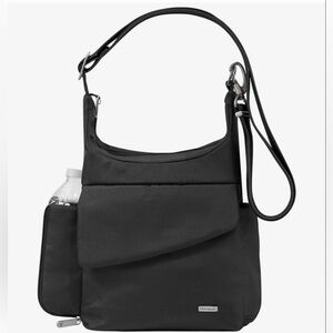 NWOT Travelon Black Crossbody Bag with Side Pocket